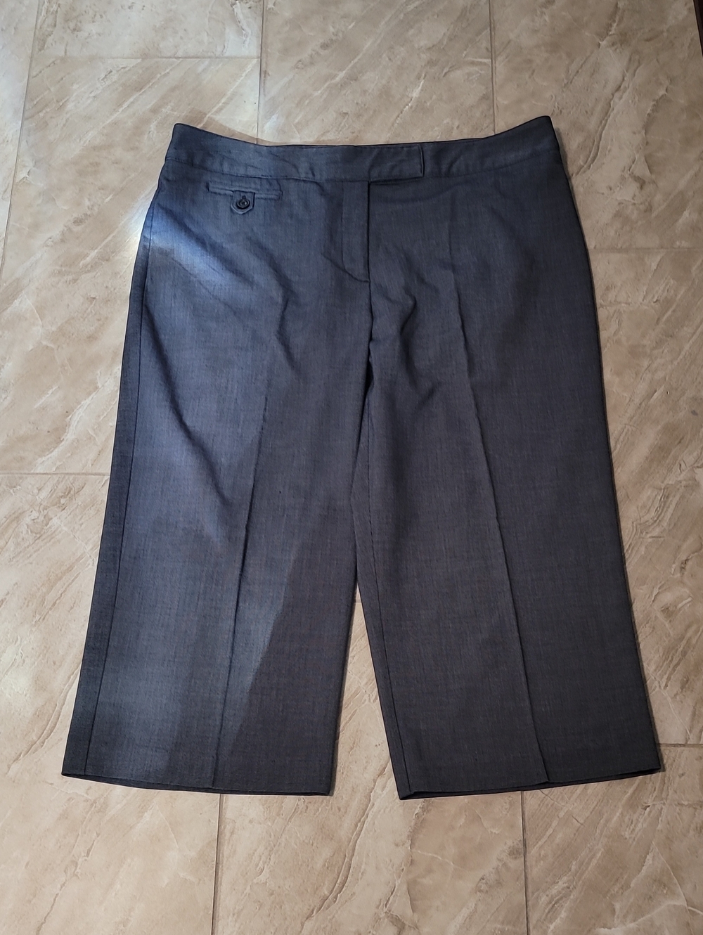 Studio Works Charcoal Cropped Dress Pants